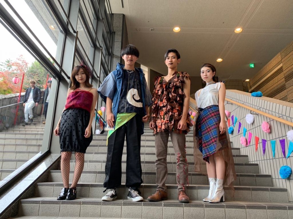 京都産業大学の「浮世絵師」がファッションショーを開催。テーマは『四季』。